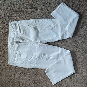 White Capri American Eagle Jegging